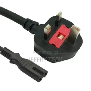 UK Plug 2pin Power Cord Cable 2 Prong Laptop AC Adapter Lead