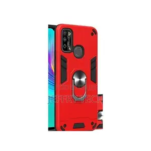 Ring Cover Phone Case for Infinix Hot Note 9 Play Red