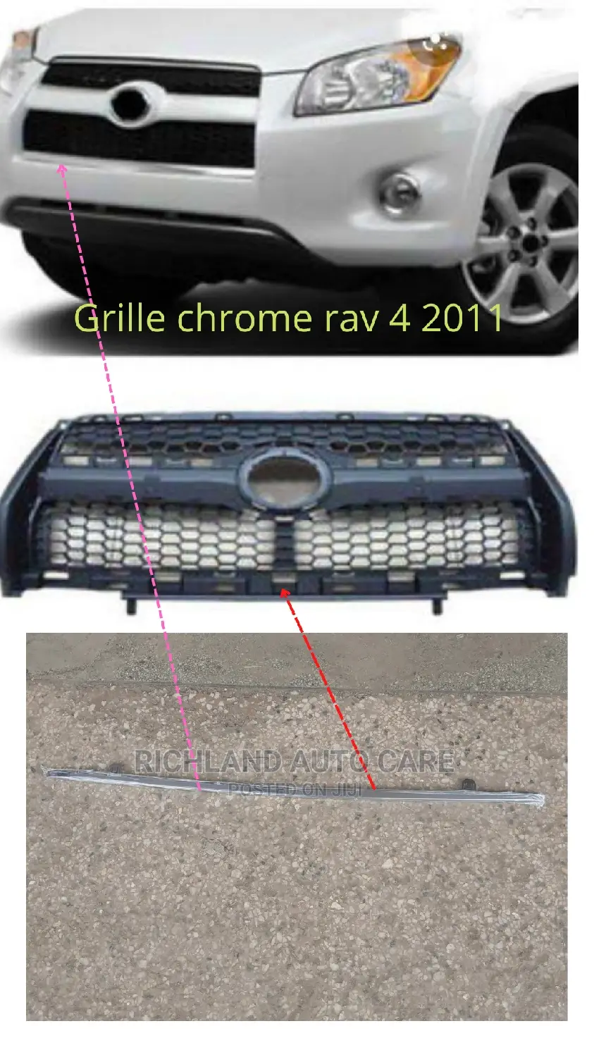 Grille Chrome Rav 4 2011