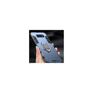 Ring Cover Phone Case for Samsung Galaxy S10 Navy Blue