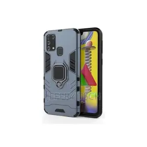 Ring Cover Phone Case for Samsung Galaxy M31 Blue