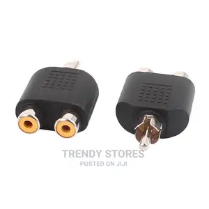 RCA Male to RCA Female Audio Video Splitter