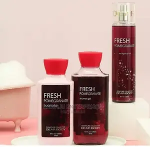 Fresh Pomegranate 3in1 Shower Gel, Mist Body Lotion Set