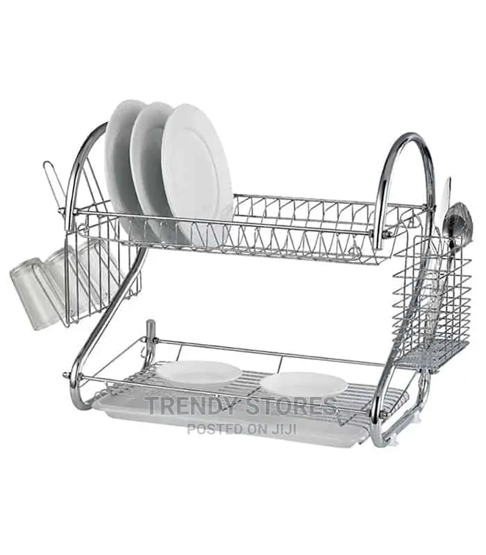 2 Layer Stainless Dish Drainer