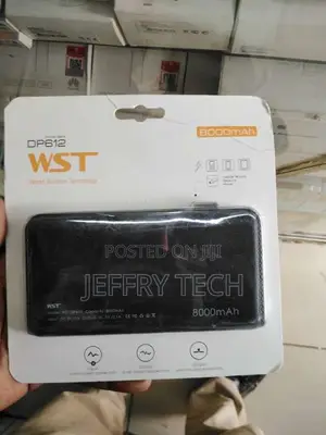 WST 10000mah Powerbank Slim Portable And With Fast Charge Output