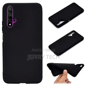 Silicone Case for Huawei Nova 5i -Black