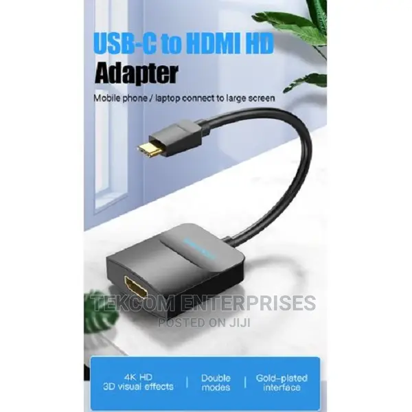 Vention Type C to Hdmi Adapter 0.15m Black
