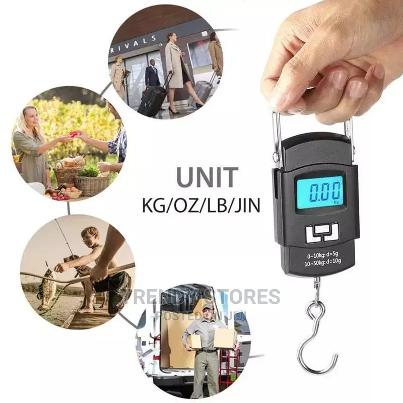 50kg Handheld Lcd Hanging Scale