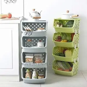 6 Tier Steel Mesh Storage Rack