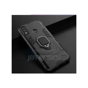 Ring Cover Phone Case for Huawei Y6S Black