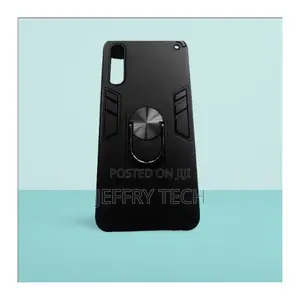 Ring Cover Phone Case for Huawei Y9s Black