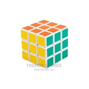 Fancy Magic Rubik's Cube For Children - Multicolored