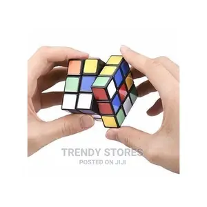 Fancy Magic Rubik's Cube For Children - Multicolored