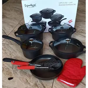12pcs Heavy Aluminum Cookware