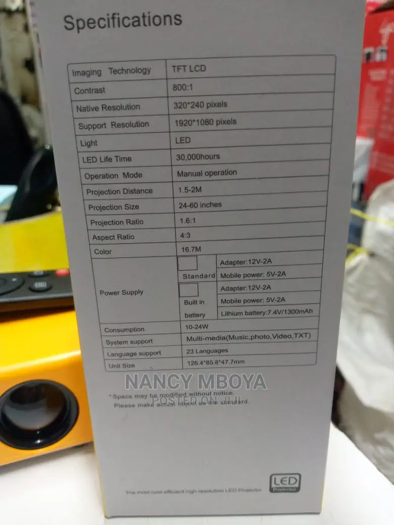 Mini Led Projector
