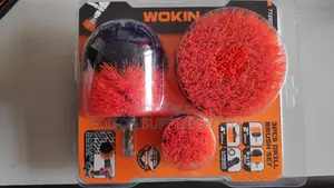 Drill Brush Set 3pcs Wokin Drill Powered Cleaning Brush Set