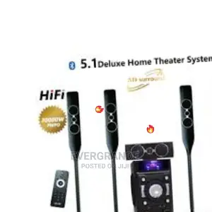 Home Theater Systems 5:1 30000 Watts Nunix 9090 B