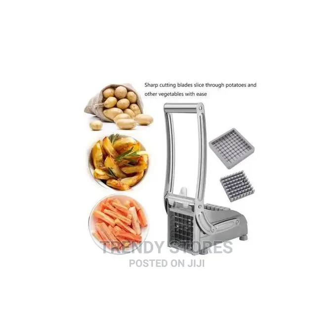 Fries/Chips Cutter- Stainless Steel Potato Chopper Chipser