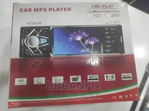 Car Mp5 Player With Bluetooth, Aux, Usb