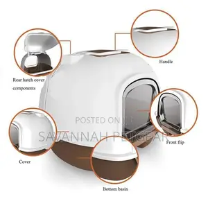 Enclosed Cat Litter Box