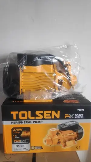 Tolsen Booster Pump Water Pumps Peripheral 0.5hp 370 Watts