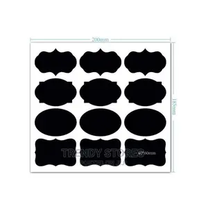 80pcs Water Proof Jar Labels Stickers Plus Free Pen