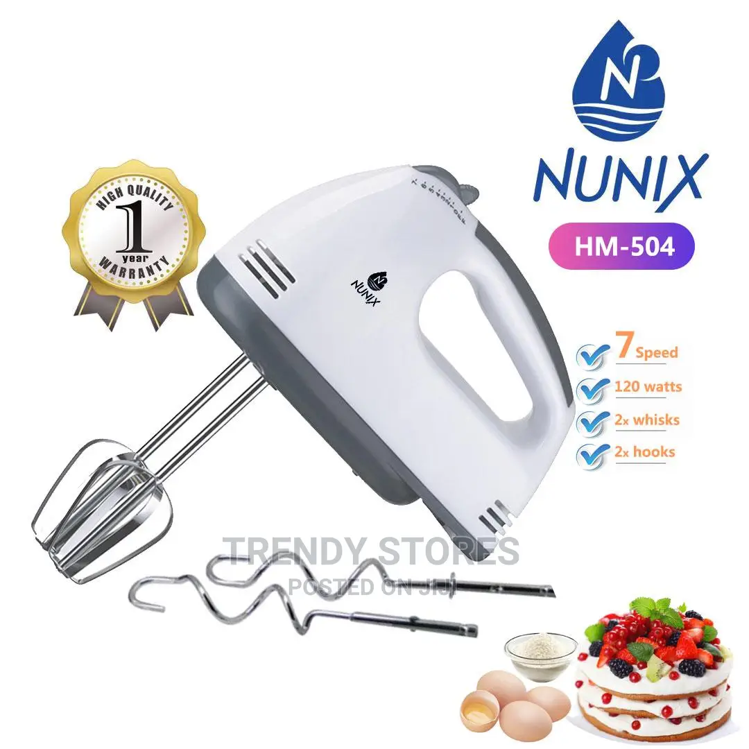 Nunix Hand Mixer -6 Speed