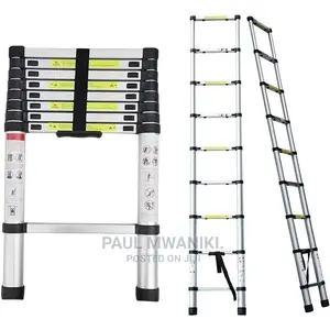 Foldable Extendable Ladders, Heavy Duty Portable Telescopic