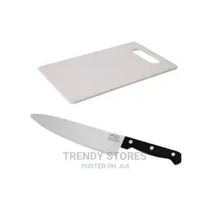 Chopping Board + 8 Inches Kitchen Knife + FREE Peeler