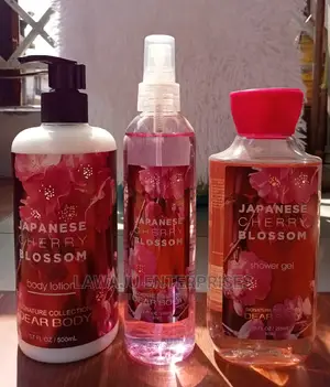Japanese Cherry Blossom 3in1(Pump Lotion, Spray, Gel) Scent