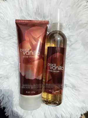 Black Vanilla 2in1 Body Cream Body Spray Scent Fragrance