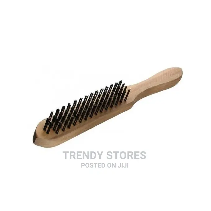 Brown Wooden Wire Brush