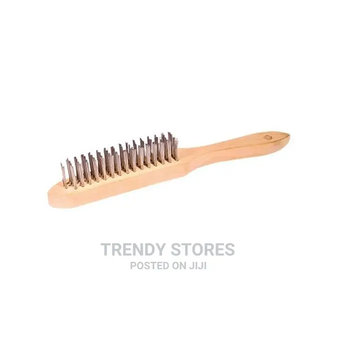 Brown Wooden Wire Brush
