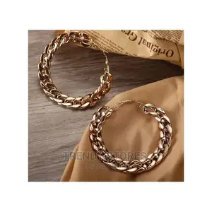 High Street Cuban Link Hoops
