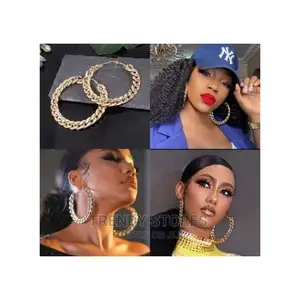 High Street Cuban Link Hoops