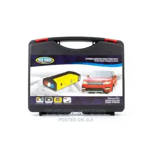 Combined Portable Car Jump Starter Kit and Air Compressor
