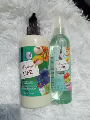 Enjoy Life 2in1 Set(Body Spray + Body Lotion)Scent Fragrance