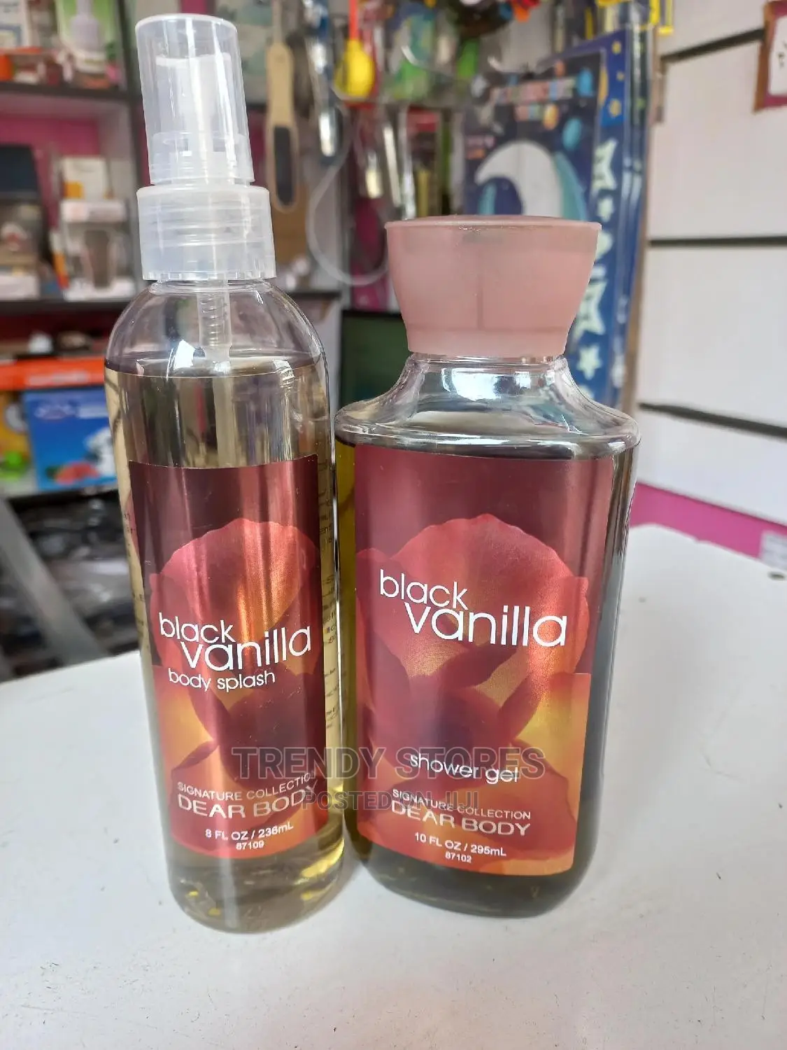 Black Vanilla- Body Splash Shower Gel
