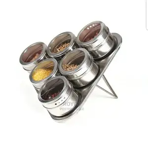 6pc Magnetic Spice Rack