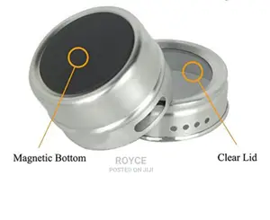 6pc Magnetic Spice Rack