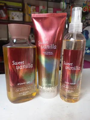 Sweet Vanilla- Body Cream ,Splash and Shower Gel