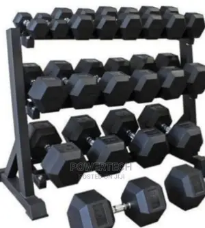 Hexagonal Dumbells 10kg !!