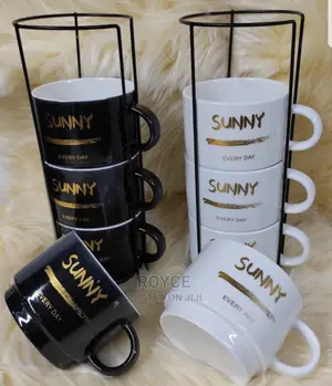 American Atelier Ceramic Mug Rack Set_4pcs