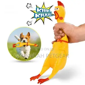 Screaming Chicken Squeaky Funny Dog Toy
