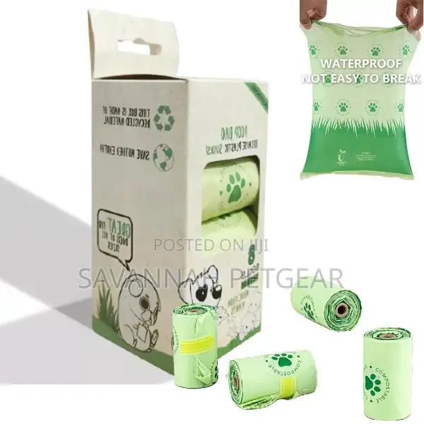 100% Biodegradable Dog Poop Bags Value Pack -8 Rolls (120 Pc