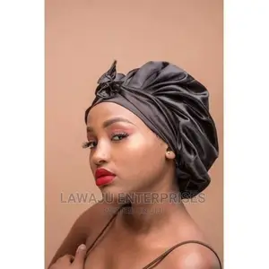 Satin Bonnet (Black)