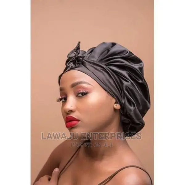 Satin Bonnet (Black)