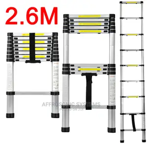 2.6M Aluminium Telescopic Ladder (9 Steps)