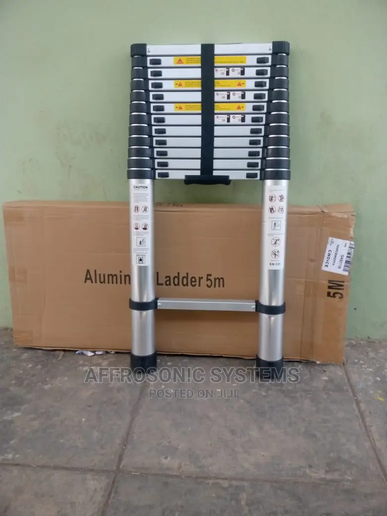 5M Aluminium Telescopic Ladder