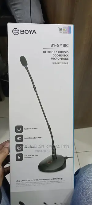 BOYA Desktop Cardioid Gooseneck Microphone